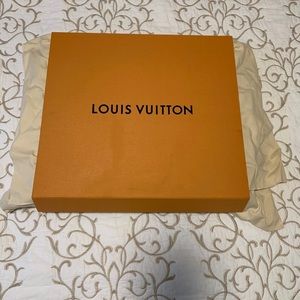 Large Louis Vuitton Box, Dustbag and Ribbon